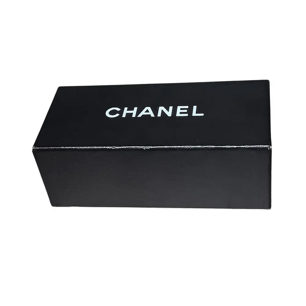 Chanel Sunglasses 02462 90405 Black CC Logo Italy w Box Authentic Designer